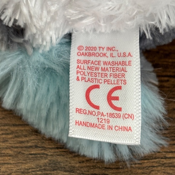 NEW TY Husky SLUSH Puppy Dog BEANIE BOO Stuffed Animal Plush Toy 6" NWT 2022 - Picture 10 of 11